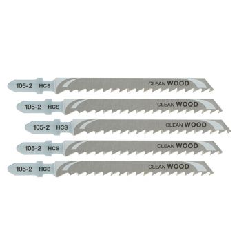 Set 5 panze fierastrau pendular DeWalt DT2075, 100 mm, pentru lemn, placi din fibre și materiale plastice