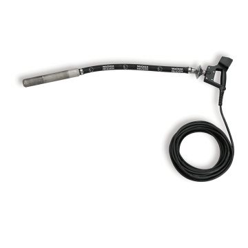 Vibrator de beton compatibil cu convertizor Wacker Neuson IRSEN 58/042, cap vibrant 58 mm, lungime furtun 0.8 m, frecventa 200 Hz, maner vibratii scazute
