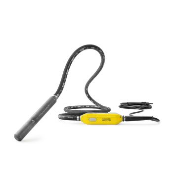 Vibrator de beton cu convertizor integrat Wacker Neuson IRFU 38/230 GV, cap vibrant 38 mm cu protectie din cauciuc, arbore flexibil 5 m, frecventa 200 Hz