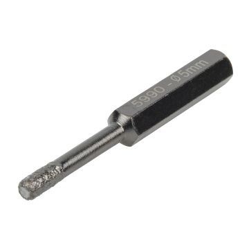 Burghiu diamantat, Wolfcraft 5990000, 5 mm, adancime de taiere 30 mm, tija hexagonala