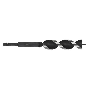 Burghiu elicoidal pentru lemn „SPEEDWINDER”, Wolfcraft 7138000, 20X90X165 mm, tija hexagonala 1/4