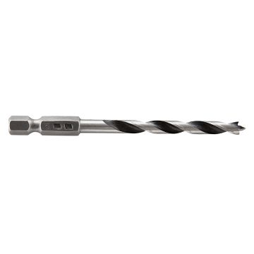 Burghiu elicoidal pentru lemn Wolfcraft 7263000, cu tija hexagonala 1/4