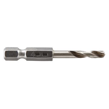 Burghiu pentru metal Wolfcraft 7258000, HSS, 4X20X53 mm, cu tija hexagonala
