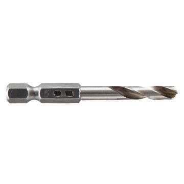 Burghiu pentru metal Wolfcraft 7259000, HSS, 5X26X59 mm, cu tija hexagonala