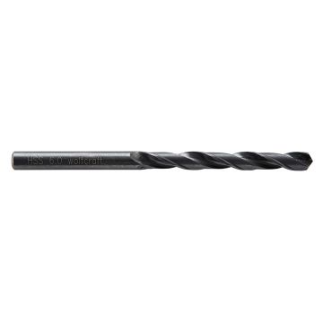 Burghiu pentru metal Wolfcraft 7506010, HSS, roluit, 6.0X57X93 mm, coada cilindrica