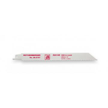 Panza de taiat Rothenberger 865787, UNIVERSAL HSS Bi-Metal, 200 mm, 18 TPI