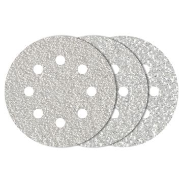 Set 25 foi abrazive Wolfcraft 1156100, prindere velcro, pentru vopsea/lac, D 125 mm