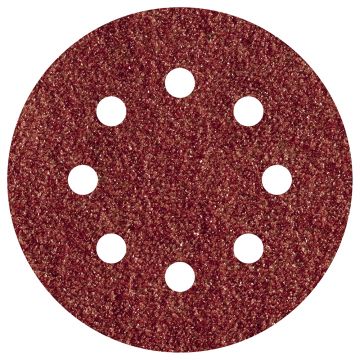 Set 25 foi abrazive Wolfcraft 2251100, prindere velcro, pentru lemn, D 125 mm