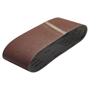 Set 3 benzi de slefuit Wolfcraft 1717000, pentru lemn si metale, Gr. A80, 40x303 mm