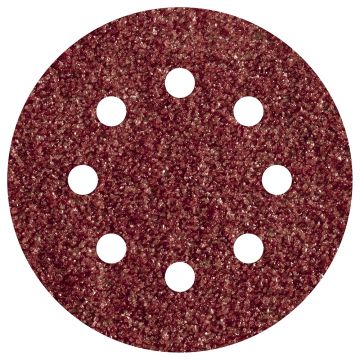 Set 5 foi abrazive Wolfcraft 2070000, prindere velcro, pentru lemn, D 125 mm