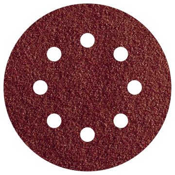 Set 5 foi abrazive Wolfcraft 2252000, prindere velcro, pentru lemn, D 125 mm