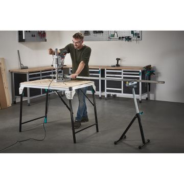 Suport cu rola multifunctional Wolfcraft 6119973, latime 300 mm, sarcina maxima 60 kg