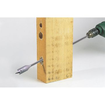 Tija de prelungire Wolfcraft 7629000, pentru burghie plate, 270 mm, tija hexagonala