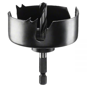Bosch  2609256D07 - Carota pentru lemn 65  mm tija hexagonala adaptor cu burghiu de centrare