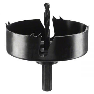 Bosch  2609256D11 - Carota pentru lemn 80  mm tija hexagonala adaptor cu burghiu de centrare