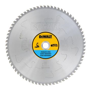 Disc Dewalt DT1921 pentru fierastrau circular, D 355x25.4x2.15 mm, 70 dinti, pentru taiere inox, seria Extreme