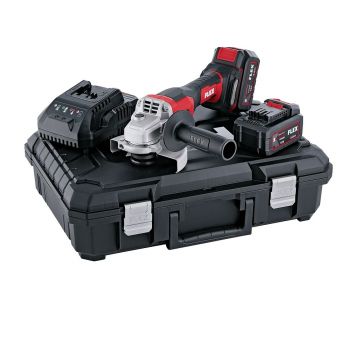 Polizor unghiular Flex L 125 18.0-EC LD /5.0 Set, cu 2 acumulatori 18V/5.0AH, 125 mm, 10000 rpm