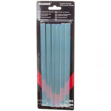 Raider  209910 - Baghete silicon transparente 11x200 mm 6 bucati -