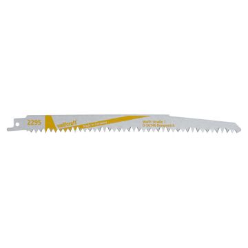 Set 2 panze fierastrau sabie Wolfcraft 2295000, pentru grinzi de lemn, taieri de crengi, 230 mm
