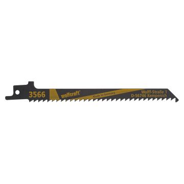 Set 2 panze fierastrau sabie Wolfcraft 3566000, pentru placi de fixare, placaje, materiale plastice, 150 mm