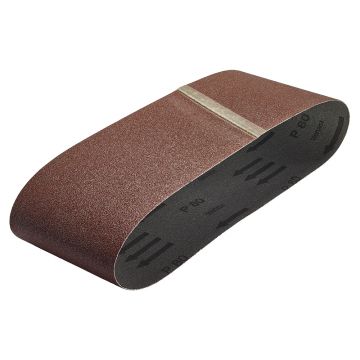 Set 3 benzi de slefuit Wolfcraft 1862000, pentru lemn si metale, Gr. A80, 100x610 mm