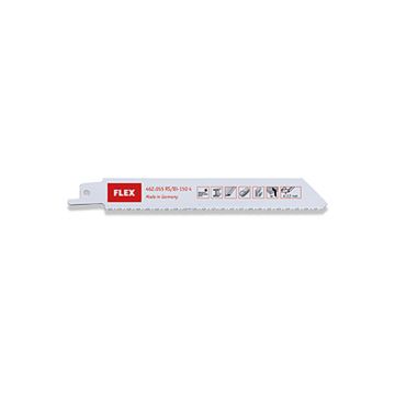 Set 5 panze fierastrau alternativ Flex 462055, pentru metal, RS/Bi-150 6 VE5, 150 mm