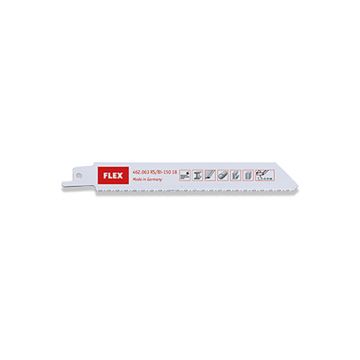 Set 5 panze fierastrau alternativ Flex 462063, pentru metal, RS/Bi-150 18 VE5, 150 mm