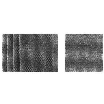 Set 5 plase abrazive DeWalt DTM8663, 115x115 mm, granulatie 40