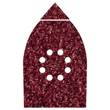 Set 6 foi abrazive autoadezive Wolfcraft 1790000, Gr. 40, perforate, 107x142 mmcu scai