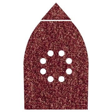 Set 6 foi abrazive autoadezive Wolfcraft 1792000, Gr. 80, perforate, 107x142 mmcu scai
