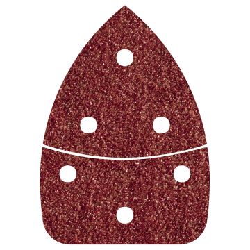 Set 6 foi abrazive Wolfcraft 3138000, Gr. 120, perforate, 98x139 mm