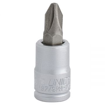 Unior  187/2PH - Capat cheie tubulara cu profil PH2 32 mm 1/4 inch
