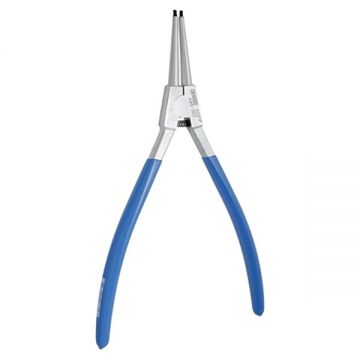 Unior  532/1P - Cleste pentru inele siguranta cu varf drept 300 mm inele exterioare