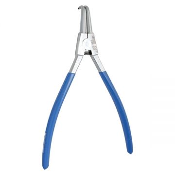 Unior  534/1P - Cleste pentru inele siguranta cu varf indoit 280 mm inele exterioare