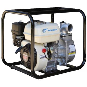 AGT  WPT 20 HKX - Motopompa Honda OHV 4 timpi racire cu aer 5.5 CP 7 m 420 l/min apa murdara