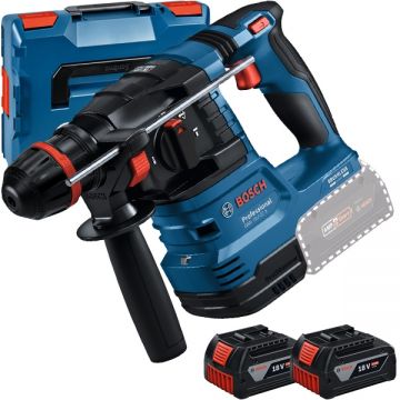 Bosch  GBH 18V-22 X ONECHUCK - Rotopercutor SDS-Plus cu 2 acumulatori Li-Ion 18 V 4 Ah - J valiza speciala