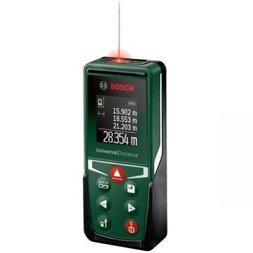 Bosch  UniversalDistance 30 - Telemetru laser 30 m +/-2 mm/m - valori memorate display color