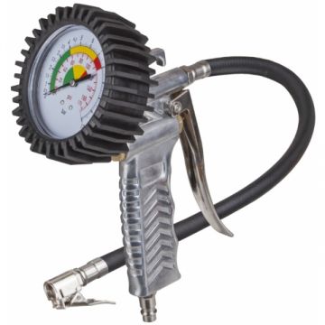 Evotools  630058 - Pistol de aer cu manometru cupla rapida 1/4 inch 12 bar 400 mm