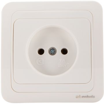 Evotools  678517 - Priza simpla 230 V sub tencuiala