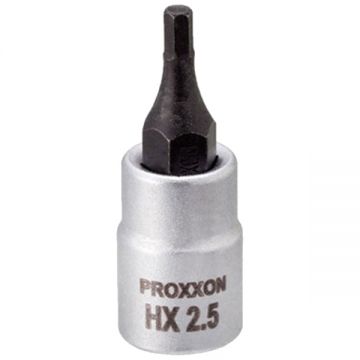 Proxxon  23746 - Capat cheie tubulara cu profil HEX2.5 33 mm 1/4 inch