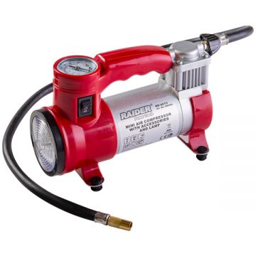 Raider  RD-AC13 - Compresor auto 35 l/min 9.6 bar led iluminare