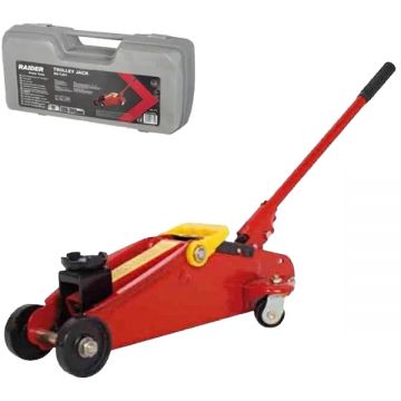 Raider  RD-TJ01 - Cric auto hidraulic tip crocodil 300 mm 2 T roti de transport