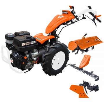 Ruris  977CSP - Motocultor Loncin - 16 CP 65 cm 5 viteze (3 inainte + 2 inapoi) benzina fara plumb