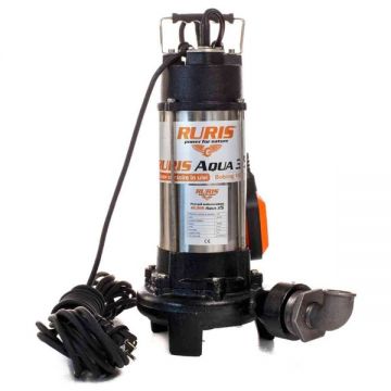 Ruris  Aqua 35 - Pompa submersibila de mare adancime 1300 W 12 m 300 l/min - inch monofazata