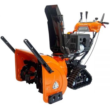 Ruris  Everest 804 - Freza de zapada pe benzina Loncin Winter Engine 8.5 CP 760 mm pornire electrica autopropulsie manere incalzite