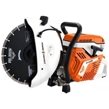 Ruris  RTX800 - Masina de taiat beton si asfalt 350 mm General Engine - 5 CP 74 cm3 fara propulsie