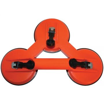 Top Garden  393301 - Dispozitiv de fixare cu 3 ventuze 120  kg 120  mm