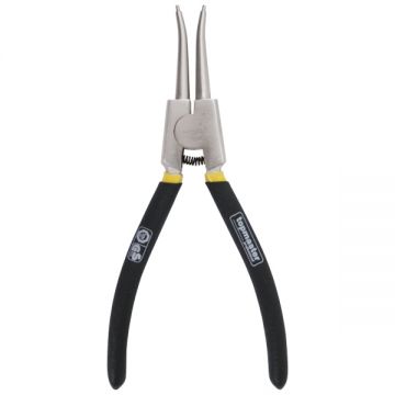 Topmaster  212914 - Cleste pentru inele siguranta cu varf drept 180 mm inele exterioare