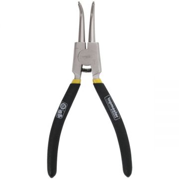 Topmaster  212915 - Cleste pentru inele siguranta cu varf indoit 180 mm inele exterioare