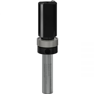 Bosch  PRO Bit Top Bearing Flush Trim - Freza pentru caneluri 16x25.4x70 mm tija 8 mm furnir HPL Material laminat la presiune inalta lemn de esenta moale lemn de esenta tare placa aglomerata